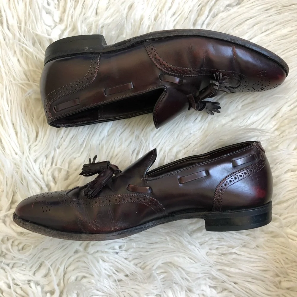 Johnston & Murphy Wingtip Oxblood Brogue Oxfords